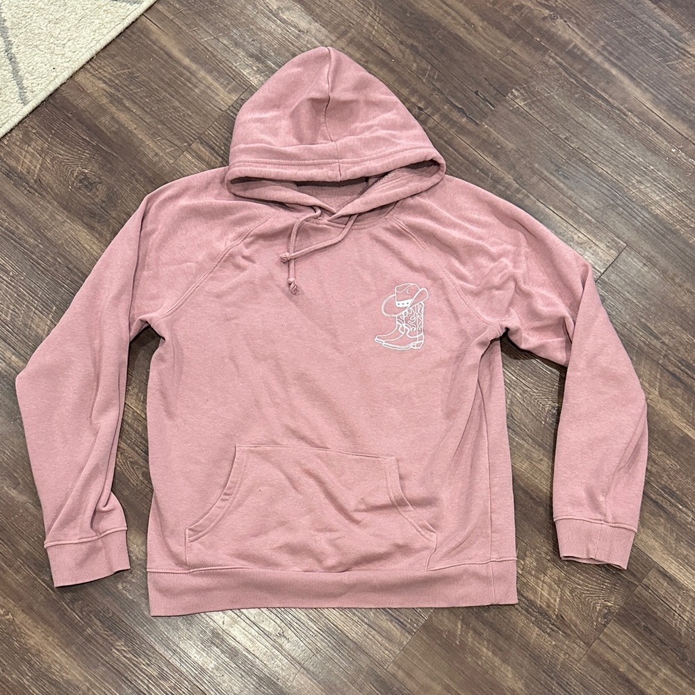 Handmade Cowboy Boot Morgan Wallen Pink Hoodie Sweater‎